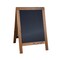 Flash Furniture Torched Brown Wooden A-Frame Magnetic Chalkboard HGWA-CB-3020-TORCH-GG - alternate 8